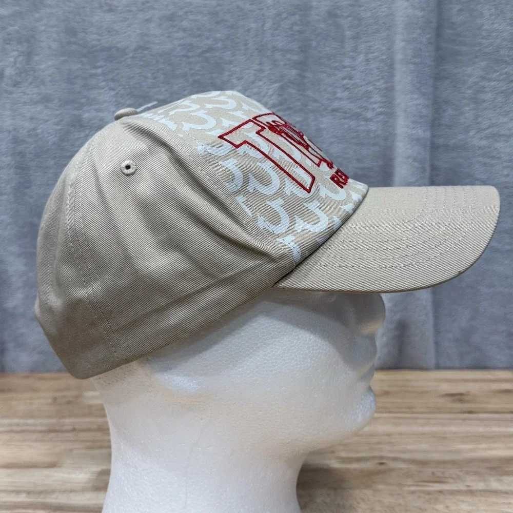 True‎ Religion Beige Baseball Cap Buddha Logo Embroidered Adjustable Hat NWT